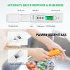 imageVIVOSUN PH Meter Digital PH Tester Pen 001 High Accuracy Water Quality Tester with 014 PH Measurement Range for Hydroponics Household Drinking Pool and Aquarium with ATC OrangeWhite