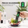 imageVIVOSUN PH Meter Digital PH Tester Pen 001 High Accuracy Water Quality Tester with 014 PH Measurement Range for Hydroponics Household Drinking Pool and Aquarium with ATC OrangeArmy Green