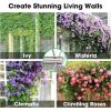 imageVIVOSUN Wire Trellis Kit with 20 Adjustable Set Holders and 984ft Wire Rope 316 Stainless Steel Espalier Cable Trellis Kit with Adjustable Spacing for Climbing Plants Vines and Green WallFixed