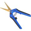 imageVIVOSUN Gardening Scissors 65 Inch Hand Pruner Pruning Shear with Straight Stainless Steel Blades Garden Tools for Women Men Black and GreenCurved Blade