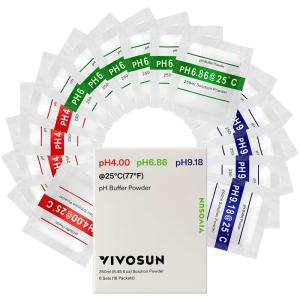 imageVIVOSUN 18Pack pH Meter Buffer Solution Powder pH 686400918 pH Buffer Powder for Precise and Easy pH Tester Calibration