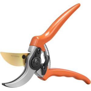 imageVIVOSUN 8quot Bypass Pruning Shears for Gardening HeavyDuty Garden Scissors Ultra Sharp Pruners with 34 in Cut Capacity Garden Clippers for Pruning