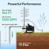 imageVIVOSUN 16HP Shallow Well Pump 1320GPH Portable Garden Pump with Two Adapters Stainless Steel Sprinkler Pump for Lawn Sprinkling Garden Watering Farm Irrigation and Clear Water Transfer16HP1320GPH