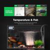 imageVIVOSUN 4Pack LCD Digital Aquarium Thermometer Fish Tank Water Terrarium Temperature with Suction Cup for Turtle4 packs