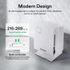 imageVIVOSUN Electric Mini Dehumidifier UltraQuiet Auto Defrost Dehumidifier with Timer 2200ML Water Tank and Drain Hose for Basement or Closets Bedrooms Showers and Other Small Rooms400mlD Dehumidifier for Grow Tent