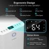 imageVIVOSUN Electric Mini Dehumidifier UltraQuiet Auto Defrost Dehumidifier with Timer 2200ML Water Tank and Drain Hose for Basement or Closets Bedrooms Showers and Other Small Rooms10LD Dehumidifier with Smart WIFI App