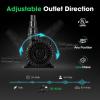 imageVIVOSUN 3000 GPH Submersible Water Pump with Barrier Bag 150W Pond Pump Ultra Quiet Aquarium Pump with 15FT Lift Height for Pond Waterfall Fish Tank Statuary Hydroponic100W1600GPH with Barrier Bag