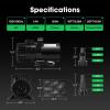 imageVIVOSUN 3000 GPH Submersible Water Pump with Barrier Bag 150W Pond Pump Ultra Quiet Aquarium Pump with 15FT Lift Height for Pond Waterfall Fish Tank Statuary Hydroponic150W3000GPH with Barrier Bag