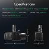 imageVIVOSUN 3567 GPH Submersible Water Pump 130W Pond Pump Ultra Quiet Aquarium Pump with 148FT Lift Height for Pond Waterfall Fish Tank Statuary Hydroponic110W 1982GPH