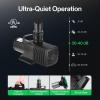 imageVIVOSUN 3567 GPH Submersible Water Pump 130W Pond Pump Ultra Quiet Aquarium Pump with 148FT Lift Height for Pond Waterfall Fish Tank Statuary Hydroponic130W 3567GPH