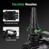 imageVIVOSUN 3700 GPH Submersible Water Pump with Barrier Bag Ultra Quiet 300W Pond Pump for Pond Waterfall Fish Tank Statuary Hydroponic 21Ft Lift Height120W 2700GPH