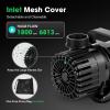 imageVIVOSUN 3700 GPH Submersible Water Pump with Barrier Bag Ultra Quiet 300W Pond Pump for Pond Waterfall Fish Tank Statuary Hydroponic 21Ft Lift Height100W 1800GPH