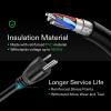 imageVIVOSUN 50 Ft Extension Cord 3Outlet Power Cord for Indoor and Outdoor Use Durable and LongLasting 1800W Surge Protector 15A 14 AWG Great for Garden Lawn Home and Office Black50FT