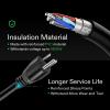 imageVIVOSUN 50 Ft Extension Cord 3Outlet Power Cord for Indoor and Outdoor Use Durable and LongLasting 1800W Surge Protector 15A 14 AWG Great for Garden Lawn Home and Office Black25FT
