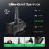 imageVIVOSUN 8190 GPH Submersible Water Pump 500W Pond Pump Ultra Quiet Aquarium Pump with 295FT Lift Height for Pond Waterfall Fish Tank Statuary Hydroponic400W 5284GPH