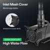 imageVIVOSUN 8190 GPH Submersible Water Pump 500W Pond Pump Ultra Quiet Aquarium Pump with 295FT Lift Height for Pond Waterfall Fish Tank Statuary Hydroponic500W 8190GPH