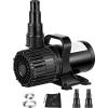 imageVIVOSUN 3000 GPH Submersible Water Pump with Barrier Bag 150W Pond Pump Ultra Quiet Aquarium Pump with 15FT Lift Height for Pond Waterfall Fish Tank Statuary Hydroponic100W1600GPH with Barrier Bag