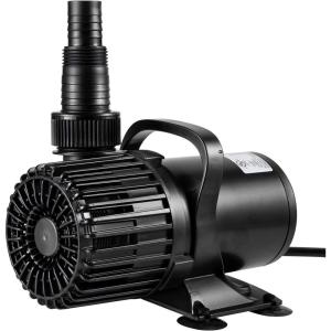 imageVIVOSUN 3000 GPH Submersible Water Pump with Barrier Bag 150W Pond Pump Ultra Quiet Aquarium Pump with 15FT Lift Height for Pond Waterfall Fish Tank Statuary Hydroponic120W2700GPH
