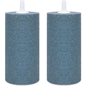 imageVIVOSUN Air Stone 2PCS 4 x 2 Inch Large Air Stone for Aquarium Fish Tank and Hydroponics Air Pump
