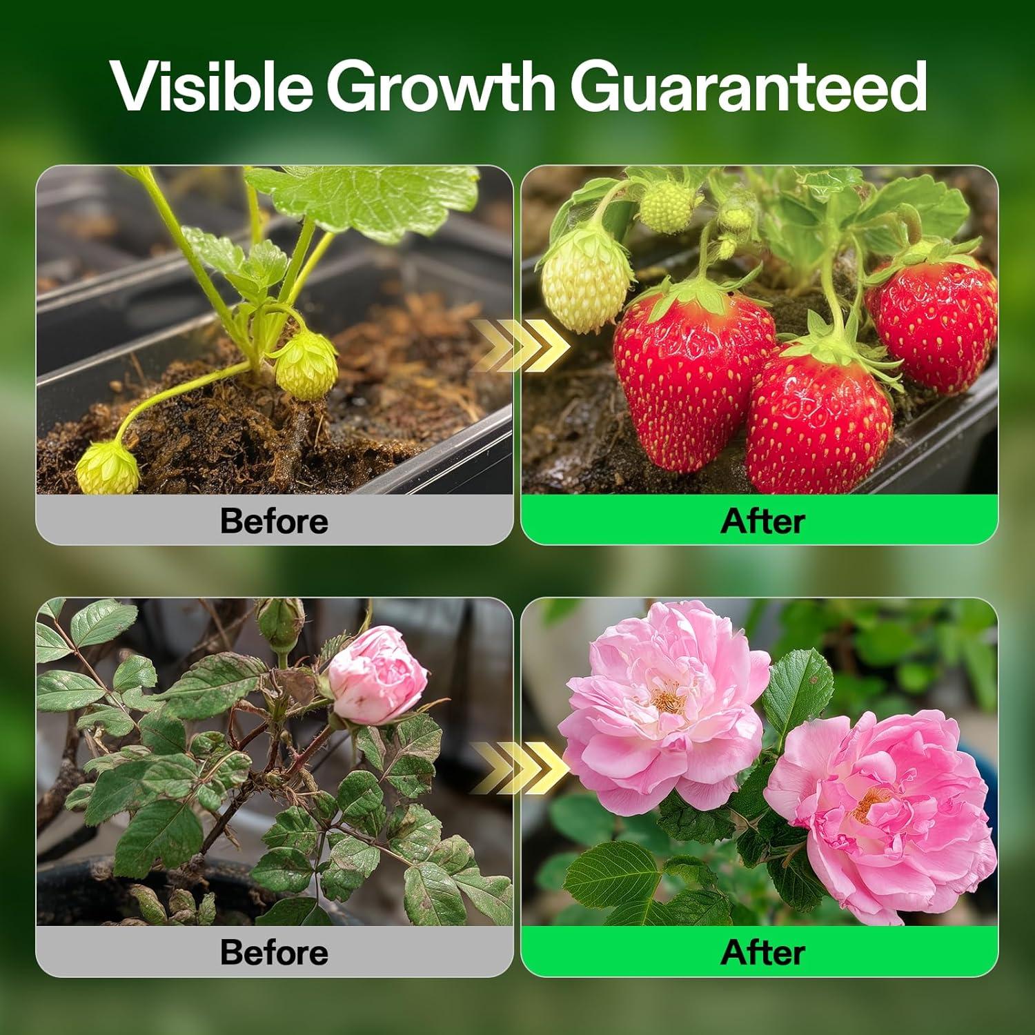 imageVIVOSUN Liquid Nutrients Base A ampamp B Bundle Grow Big Hydroponic Fertilizer Supports Vegetative and Flowering Stages for Outdoor Indoor Plants Best Plant Food Set of 8oz128 Ounce