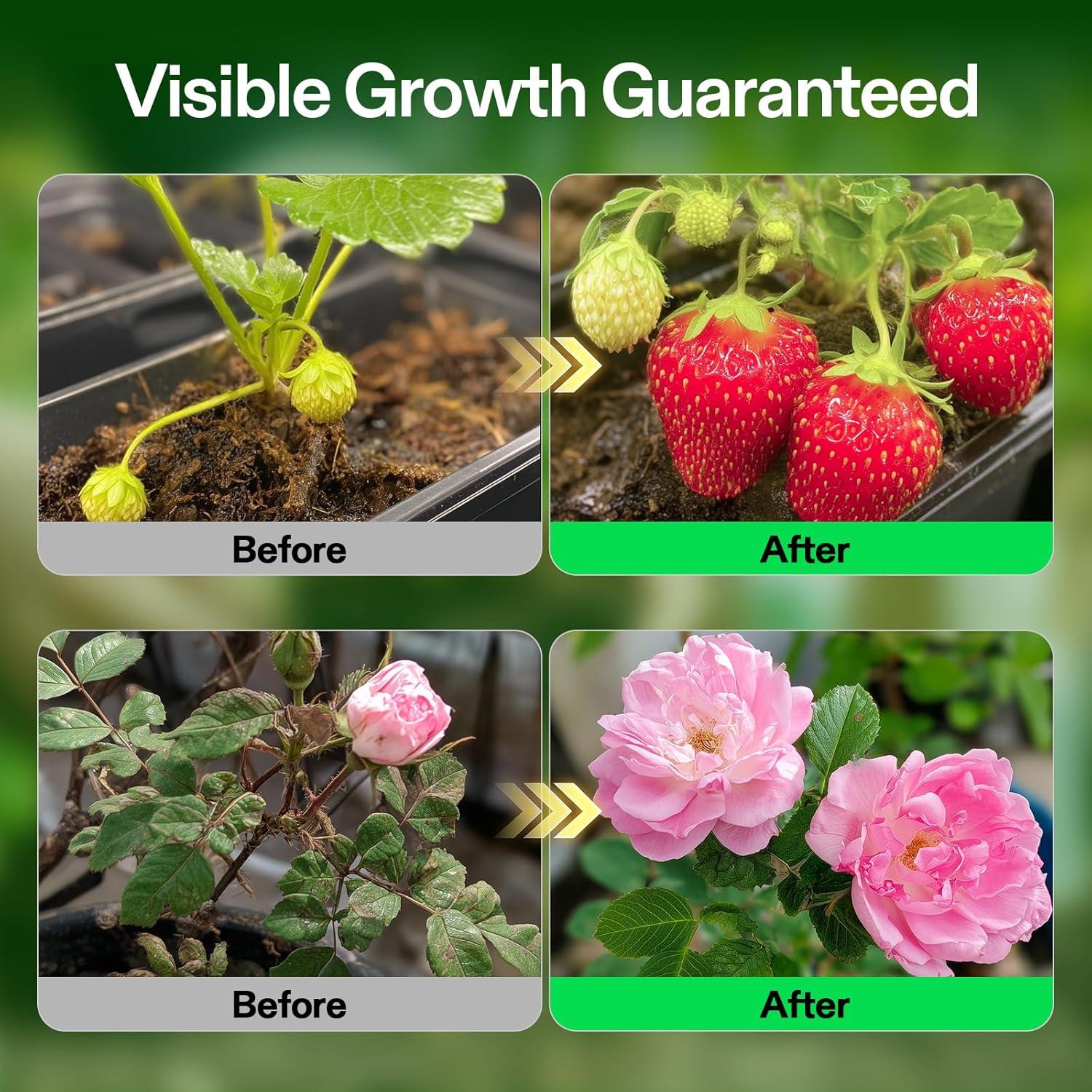 imageVIVOSUN Liquid Nutrients Base A ampamp B Bundle Grow Big Hydroponic Fertilizer Supports Vegetative and Flowering Stages for Outdoor Indoor Plants Best Plant Food Set of 8oz8 Ounce
