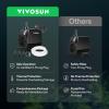 imageVIVOSUN 1050 GPH 100W Submersible Water Pump Quiet Fountain Pump With 131 ft Head Lift 66 ft Power Cord 3 Nozzles Tubing ampamp 2 Clamps For Fish Tank Pond Aquarium Hydroponics100W 1050GPH