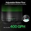 imageVIVOSUN 660 GPH 35W Submersible Water Pump with Adjustable Water Flow 49ft Tubing Additional Ceramic Shaft and Outlet Adapters for Fish Tanks Aquariums Hydroponics Fountains20W 400GPH