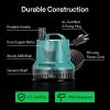 imageVIVOSUN 660GPH 40W Submersible Pump for Fish Tank Pond Aquarium Hydroponic Systems with 5ft Power Cord and 4 Nozzles Blue20W 260GPH