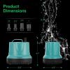 imageVIVOSUN 660GPH 40W Submersible Pump for Fish Tank Pond Aquarium Hydroponic Systems with 5ft Power Cord and 4 Nozzles Blue60W 850GPH