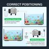 imageVIVOSUN Commercial Air Pump 1110 GPH 8 Outlet 40W 70Lmin for Aquarium and Hydroponic Systems15W317GPH