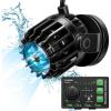 imageVIVOSUN Aquarium Wave Maker 1000GPH Circulation Pump with Controller ampamp Magnetic Suction Base Adjustable Submersible Powerhead for 1530 Gal FreshwaterSaltwater Fish Tank 10W