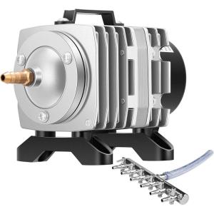 imageVIVOSUN Commercial Air Pump 1110 GPH 8 Outlet 40W 70Lmin for Aquarium and Hydroponic Systems25W634GPH