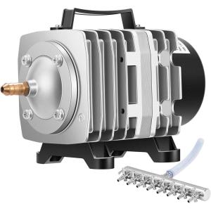imageVIVOSUN Commercial Air Pump 1110 GPH 8 Outlet 40W 70Lmin for Aquarium and Hydroponic Systems40W1100GPH