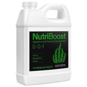 imageVIVOSUN Seaweed and Kelp Fertilizer Concentrated Plant Additive NutriBoost 001 AllPurpose Liquid Food for All Growing Stages for Trees Vegetables Flowers Fruits Lawn 32 Ounces1 Quart32 Ounce