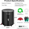 imageVIVOSUN Collapsible Rain Barrel 100 Gallon Water Storage Tank with 1000D Oxford Cloth Portable Rain Collection System Includes Two Spigots and Overflow Kit GreenBlack