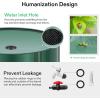 imageVIVOSUN Collapsible Rain Barrel 100 Gallon Water Storage Tank with 1000D Oxford Cloth Portable Rain Collection System Includes Two Spigots and Overflow Kit GreenGreen