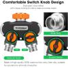 imageVIVOSUN Garden Hose Splitter 2 Way Heavy Duty Upgraded Highly Durable Dual Water Hose Connector Faucet Adapter with Comfortable Rubberized Grip for Drip Irrigation Lawns2 Way