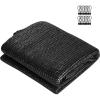 imageVIVOSUN Sunblock Shade Cloth 5060 Shade Net 65 x 20 Black Garden Shade Mesh with Grommets for Plant Covers Swimming Pools Patios and Yards65 x 20