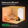 imageVIVOSUN Portable Greenhouse Heater 1500W750W Electric Heater 3 Modes for Fast Heating Overheat Protection Dustproof Design for Grow Tents Patios ampamp Outdoors1500W Heater with Thermostat