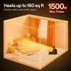 imageVIVOSUN Portable Greenhouse Heater 1500W750W Electric Heater 3 Modes for Fast Heating Overheat Protection Dustproof Design for Grow Tents Patios ampamp Outdoors1500W Heater