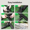 imageVIVOSUN Outdoor Handrail 3 Step Stair Handrail 275quot x 185quot Fits 1 to 3 Steps UShaped Wrought Iron Stair Railing WallMounted Safety Rail for Concrete Step Porch Steps Onestep Assembly Black2 Steps