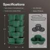 imageVIVOSUN 5 Tier Vertical Gardening Stackable Planter for Strawberries Flowers Herbs Vegetables Dark GreenDark Green