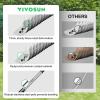 imageVIVOSUN 15quot Thatch Rake 15quot x 70quot Lawn Thatching Rake Sturdy Dethatcher Rake Efficient Steel Metal Rake with Handle Durable Adjustable Head for Removing Dead Grass and Clippings Loosening Soil15 x 70 Thatch Rake