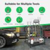 imageVIVOSUN Garden Tool Organizer Heavy Duty Steel Tool Rack Tool Stand Up to 35 LongHandled Tools Yard Tool Storage for Garage Shed Home and Outdoor Medium Antitipping DesignLarge