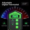imageVIVOSUN 10quotx 2075quot Seedling Heat Mat and Digital Thermostat Combo Set UL ampamp METCertified Warm Hydroponic Heating Pad for Germination Indoor Gardening Greenhouse48x2075