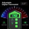 imageVIVOSUN 10quotx 2075quot Seedling Heat Mat and Digital Thermostat Combo Set UL ampamp METCertified Warm Hydroponic Heating Pad for Germination Indoor Gardening Greenhouse20x2075