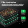 imageVIVOSUN 5Layer Worm Compost Bin 50L Worm Composter Easy Setup Inclusive Worm Farm Kit for Recycling Food Waste3Layer