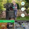 imageVIVOSUN Compost Bin 80Gallon 300L Outdoor Composter WLarge Capacity ampamp Easy Assembling Compost Barrel for Fast Creation of Fertile Soil