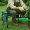 imageVIVOSUN Garden Kneeler and Seat Foldable Gardening Stool Garden Kneeling Bench with Handles EVA Foam Pad ampamp 2 Tool Bags Portable Tools for Women Men Seniors 2in1 Outdoor SuppliesGreen