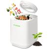 imageVIVOSUN 4L Electric Composter for Kitchen Indoor Smart Compost Machine for Countertop OdorlessAutoCleaning3 ModesIntelligent LED Display Mill Composter Kitchen Bin Food Recycler WhiteWhite
